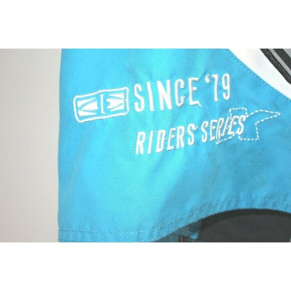 Mens 2XB Swim Board Shorts Big and Tall Blue Riders Series Ocean and Earth Beach - Picture 3 of 8